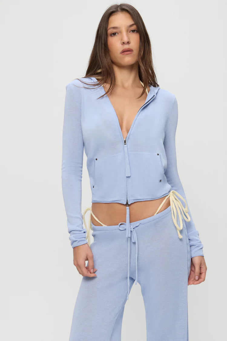 Atlas Zip Up Hoodie in Sleepy Spring