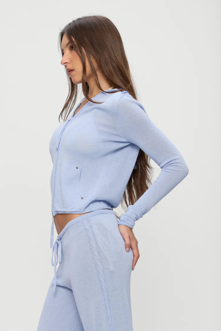 Atlas Zip Up Hoodie in Sleepy Spring