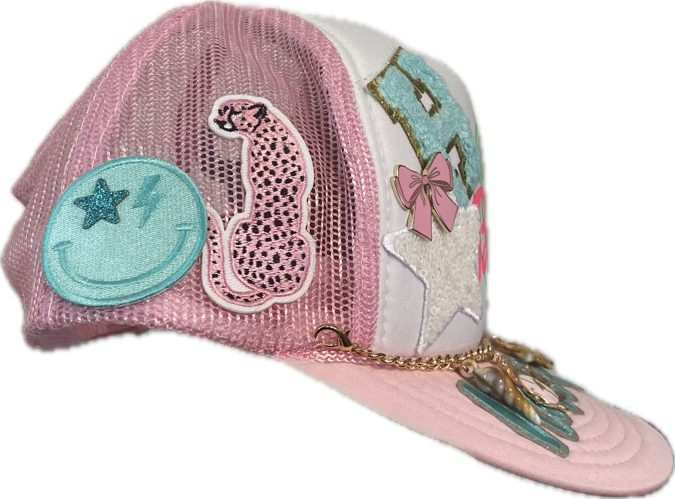 Pink Trucker Hat Design