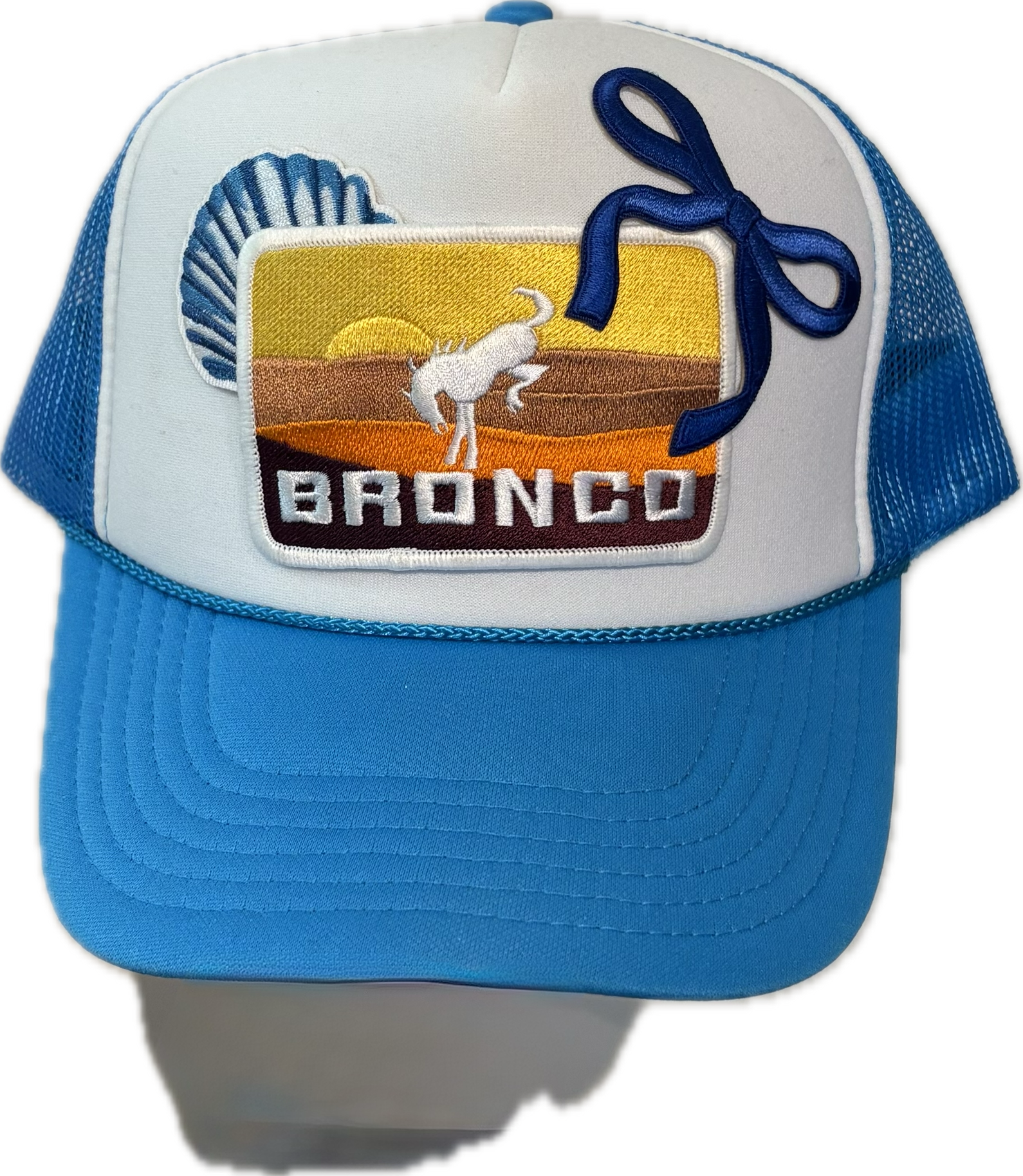 Blue Trucker Hat Design