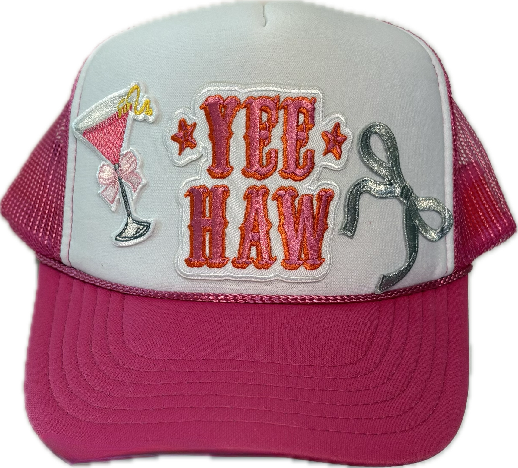 Hot Pink Trucker Hat Design
