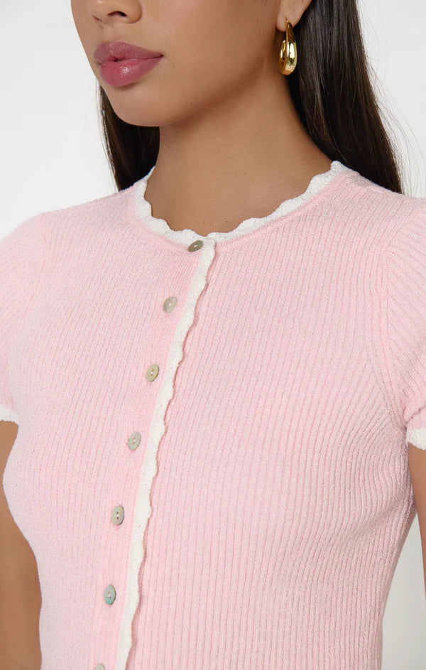 Taffy Pink Cardigan