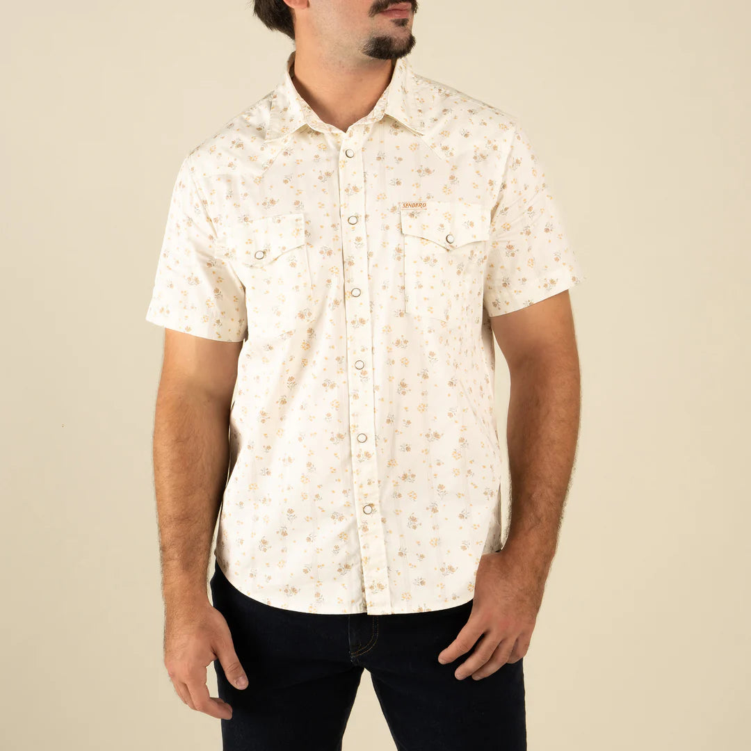Wyatt Pearl Short Sleeve in Dustbloom