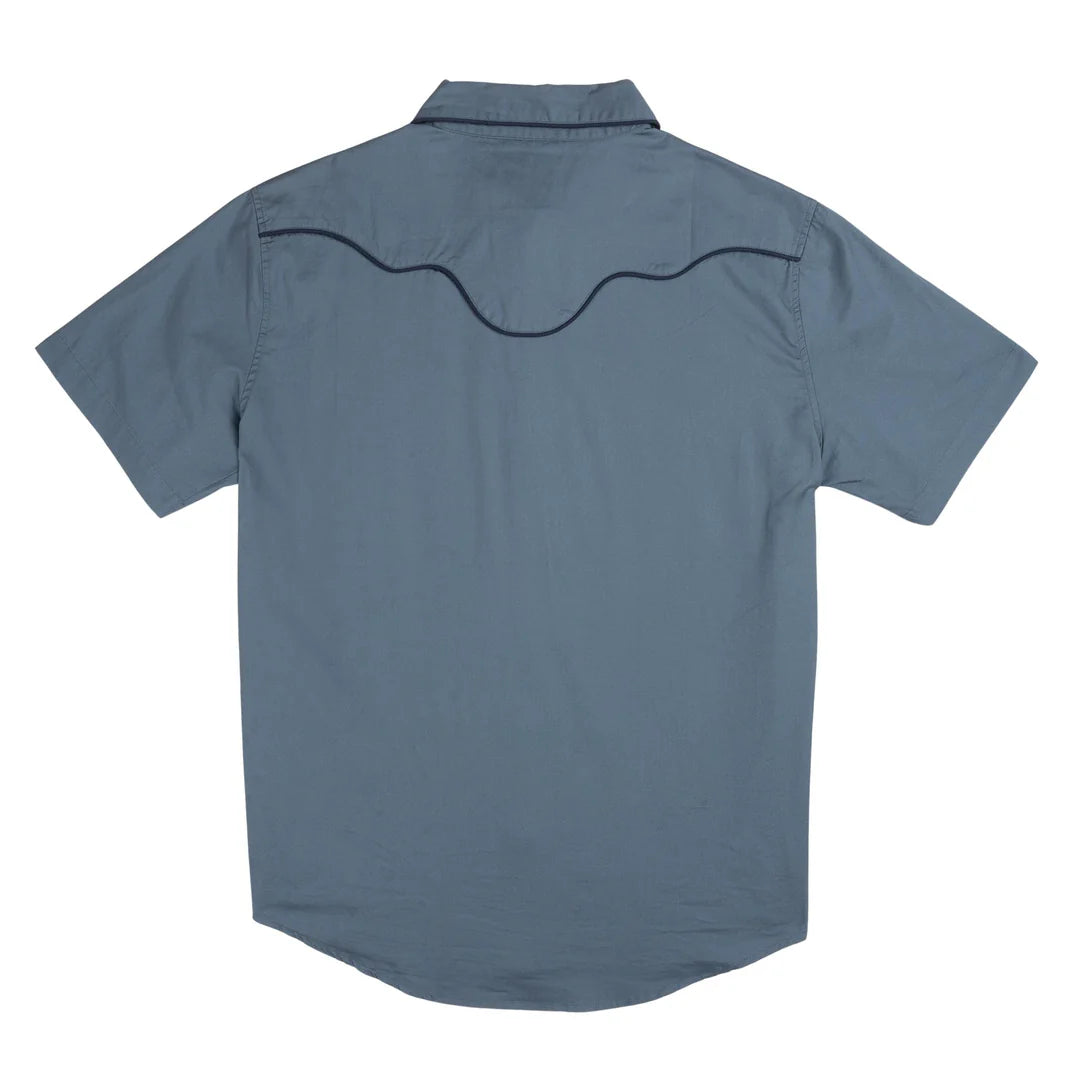Prescott Western Shirt in Faded Navy
