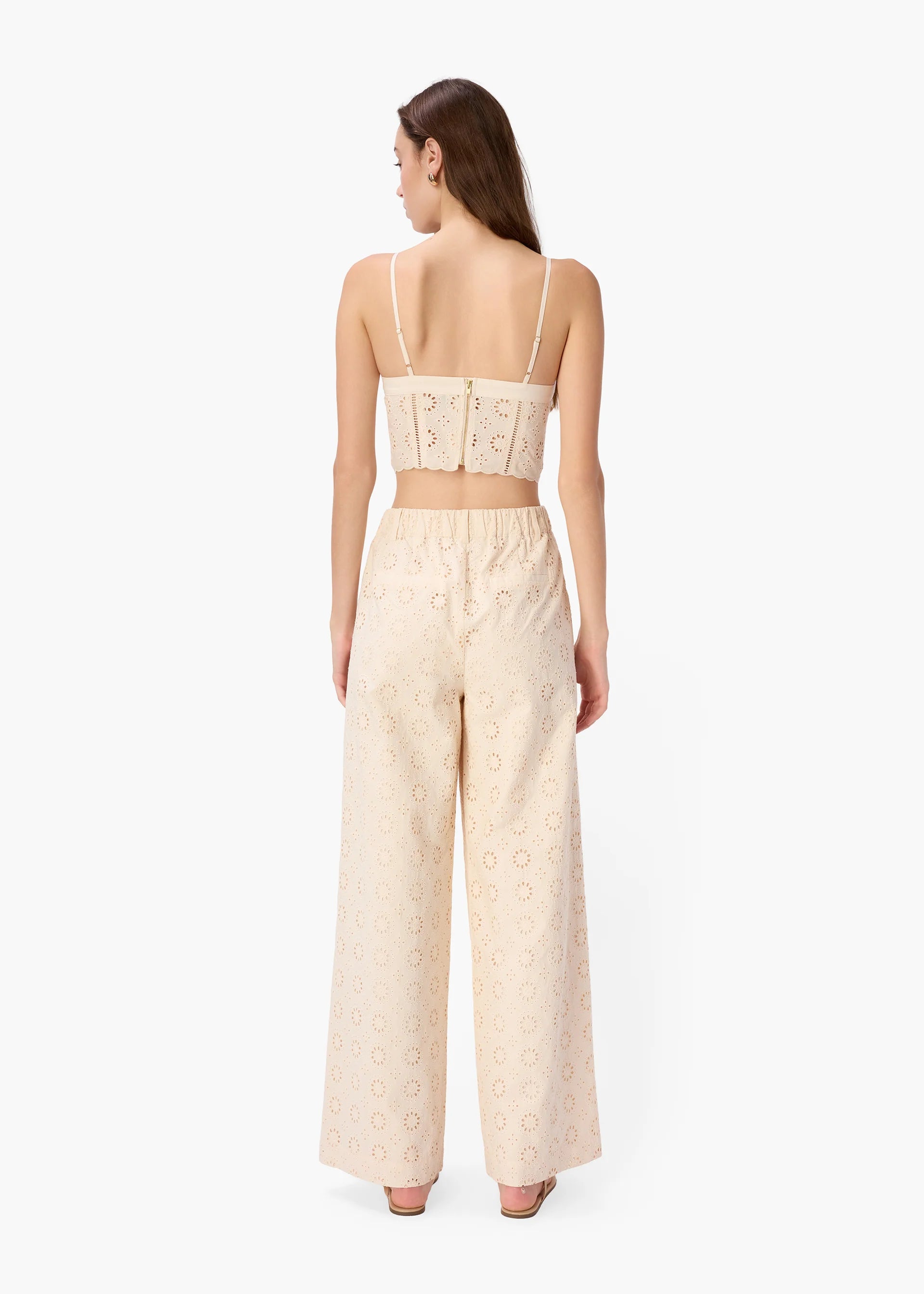 Sabia Cropped Corset in Bone