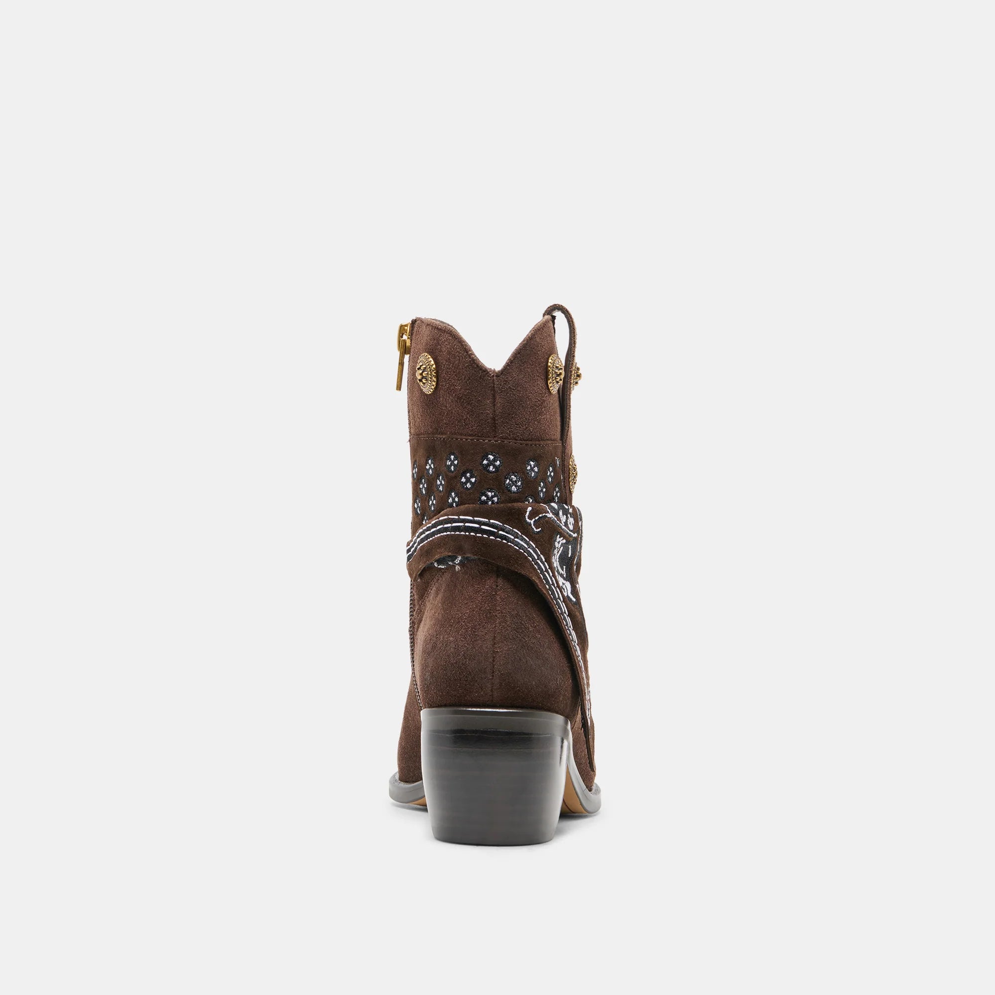 Makayla Dark Brown Suede Boots