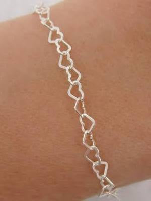 Heart Chain Bracelet