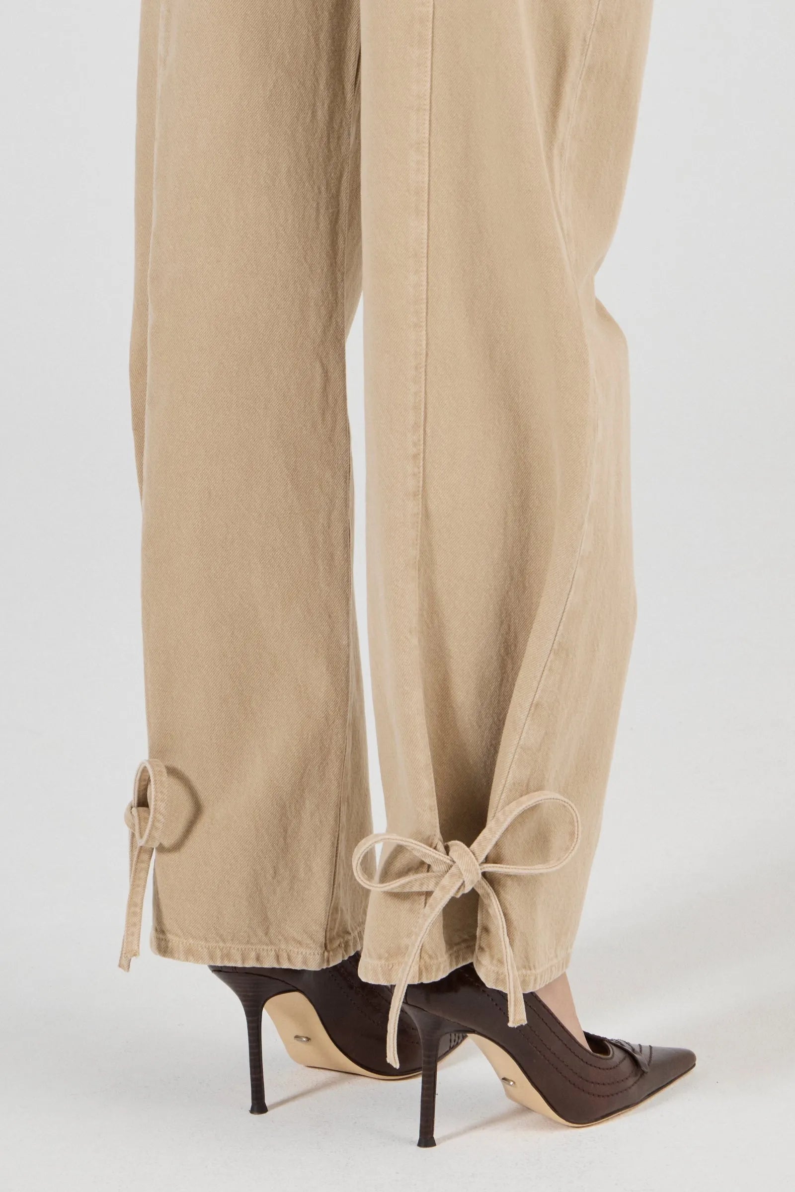 Relaxed Sailor Long Tie in Dune