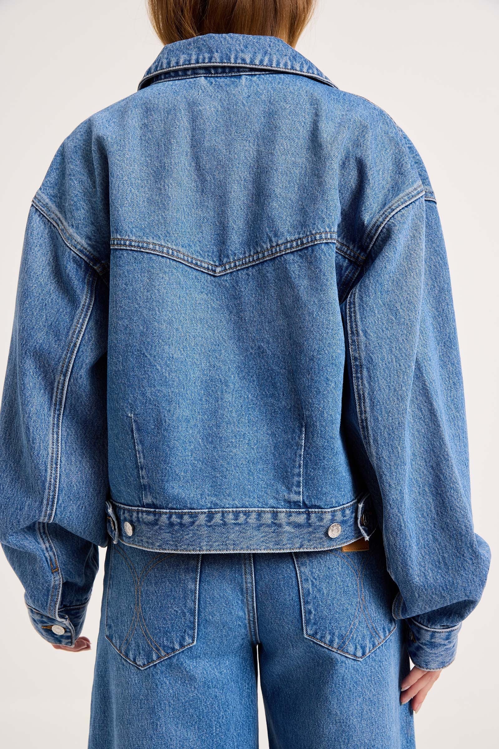 Denim Swing Jacket in SoHo Vinatge