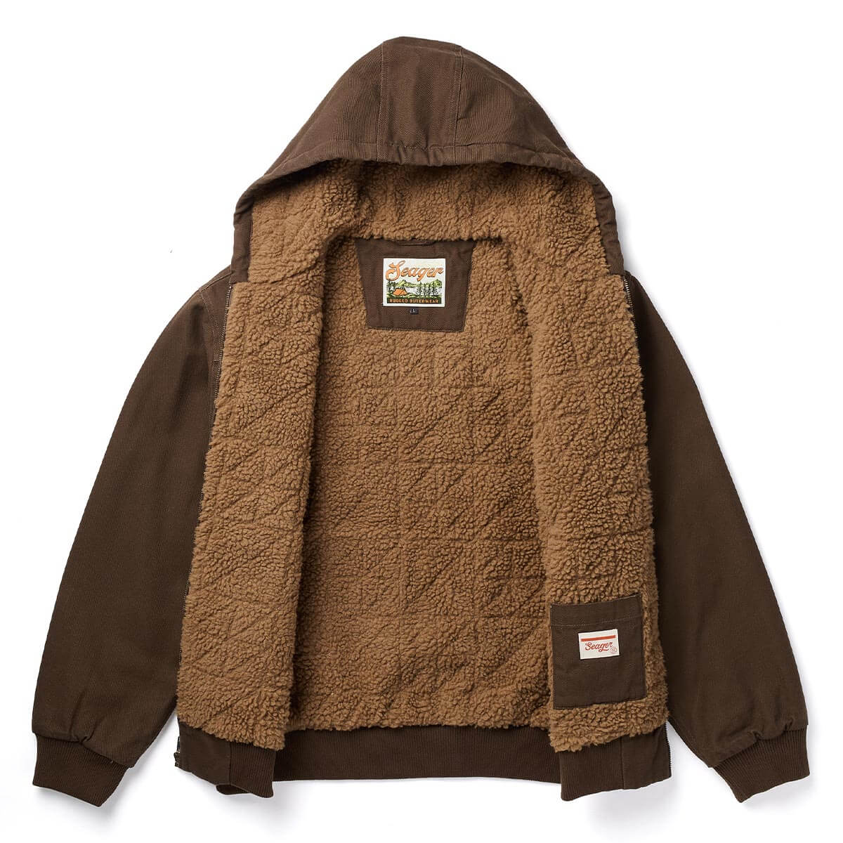 Bison Insulated Jacket in Tobacco
