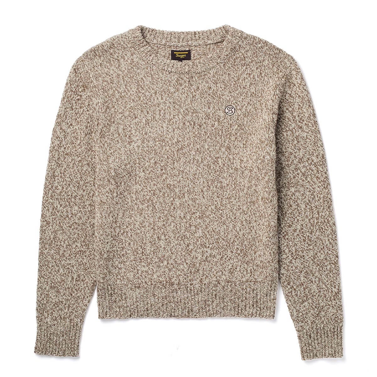 Wharf Knit Sweater in Salt & Pepper