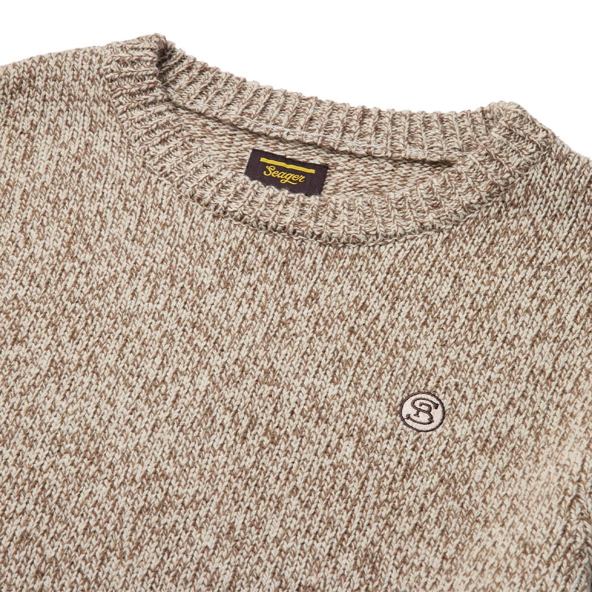 Wharf Knit Sweater in Salt & Pepper
