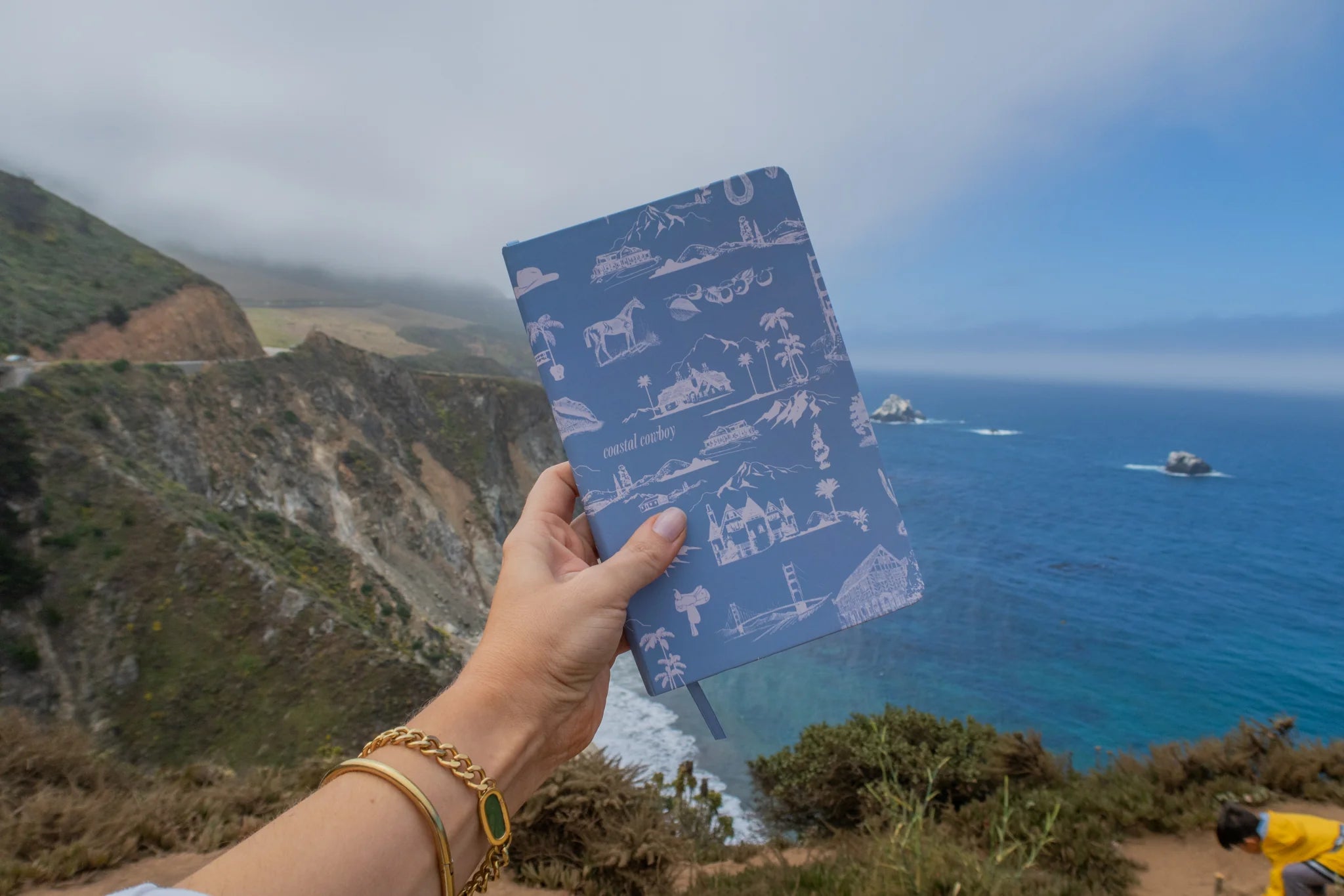 Toile Notebook- Western Blue