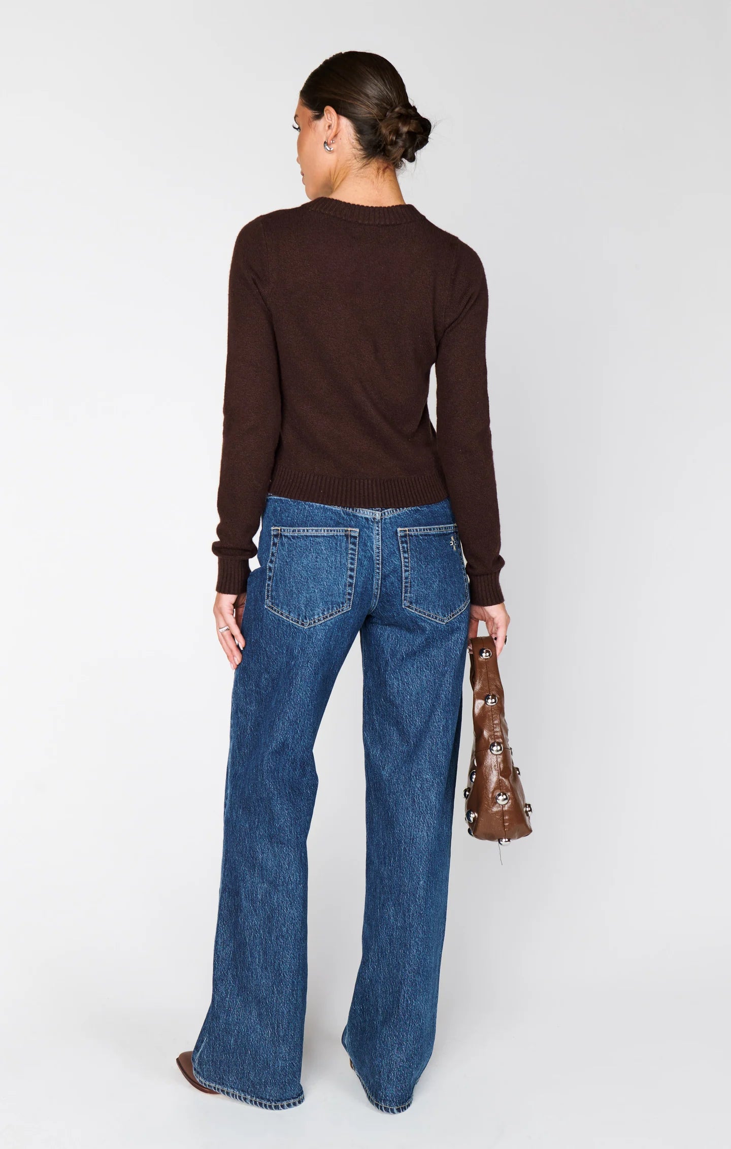 Tuck In Sweater- Mocha Knit