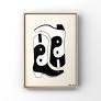 Yin Yang Western Boot Art Print