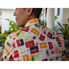 Sun Dot Fish Flag Shirt