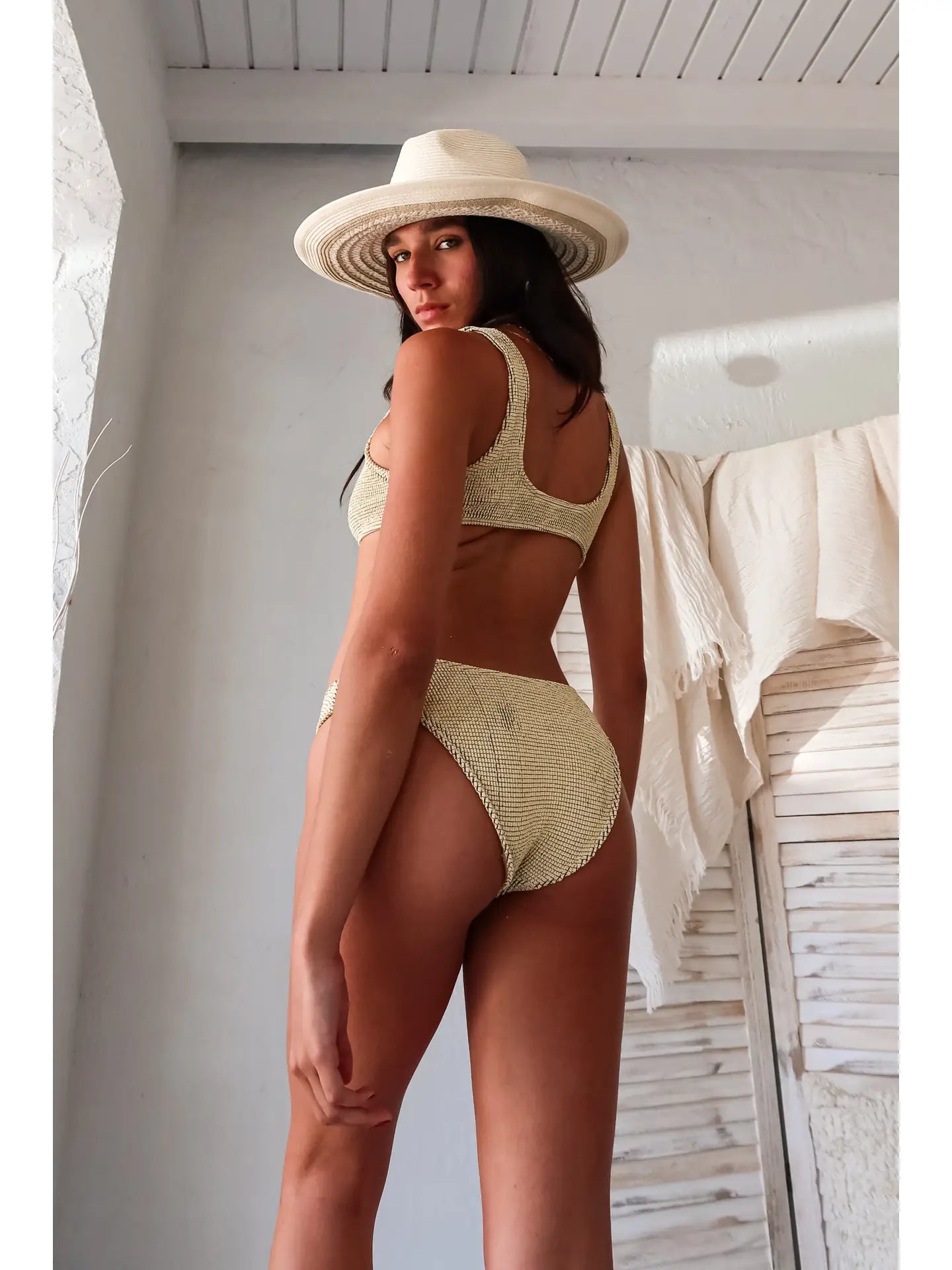 Ojai One Size Bikini Set - Butter