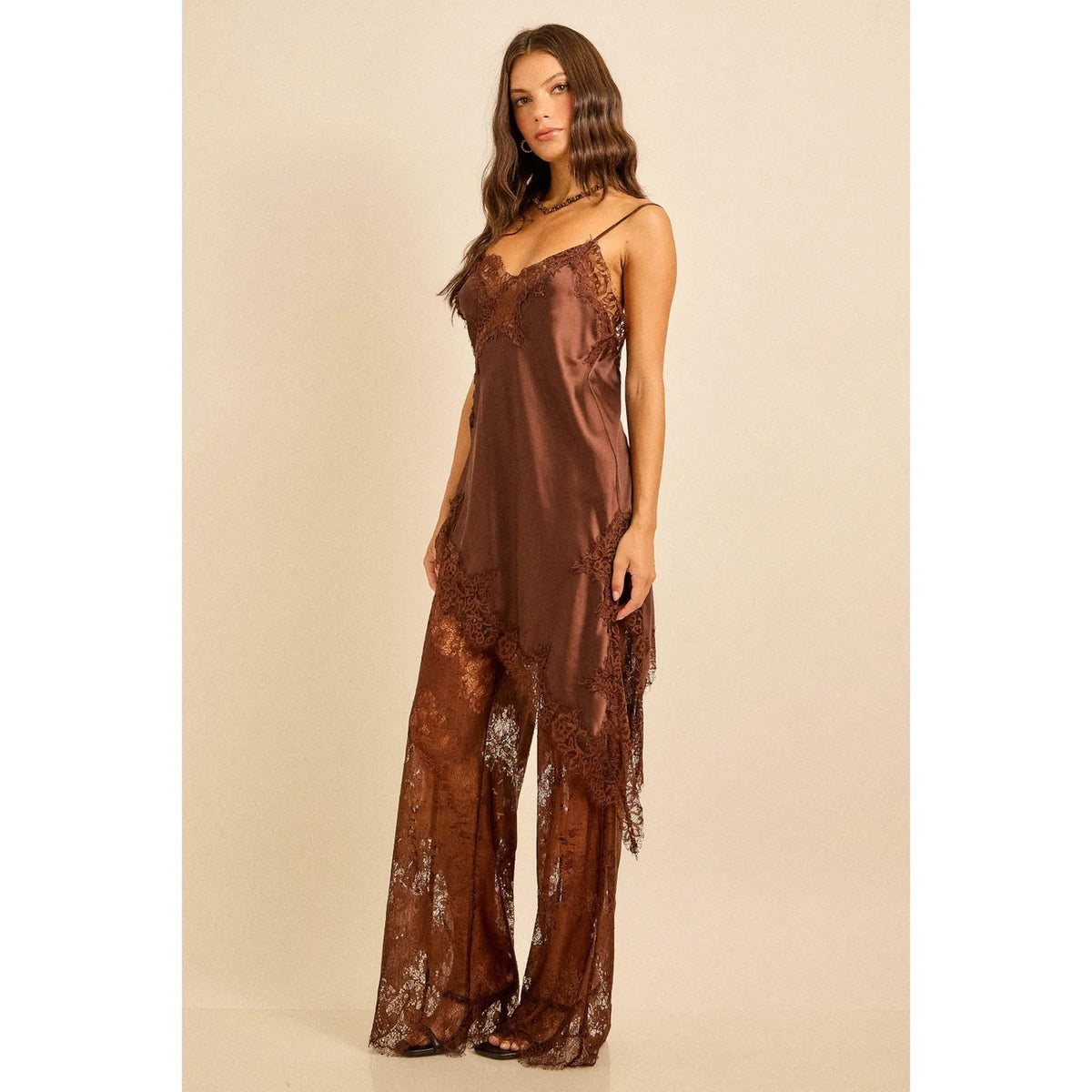 Joe Lace Pant in Umber