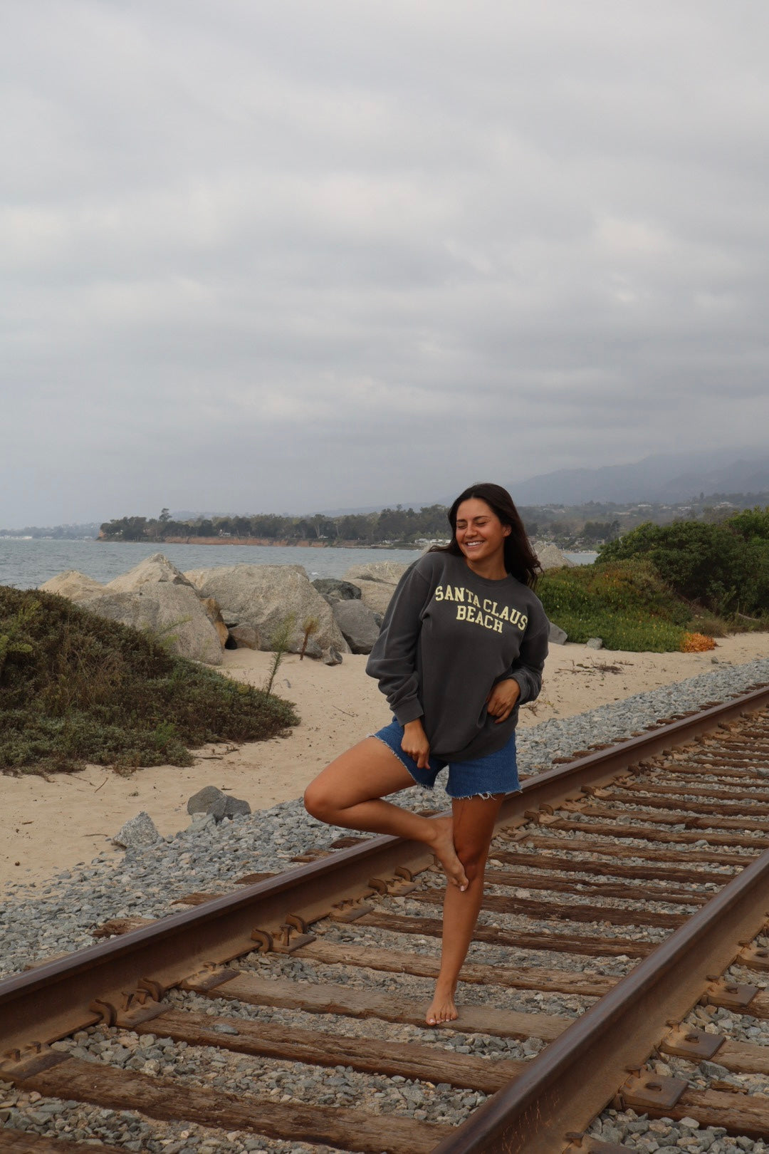 Santa Clause Beach Crewneck