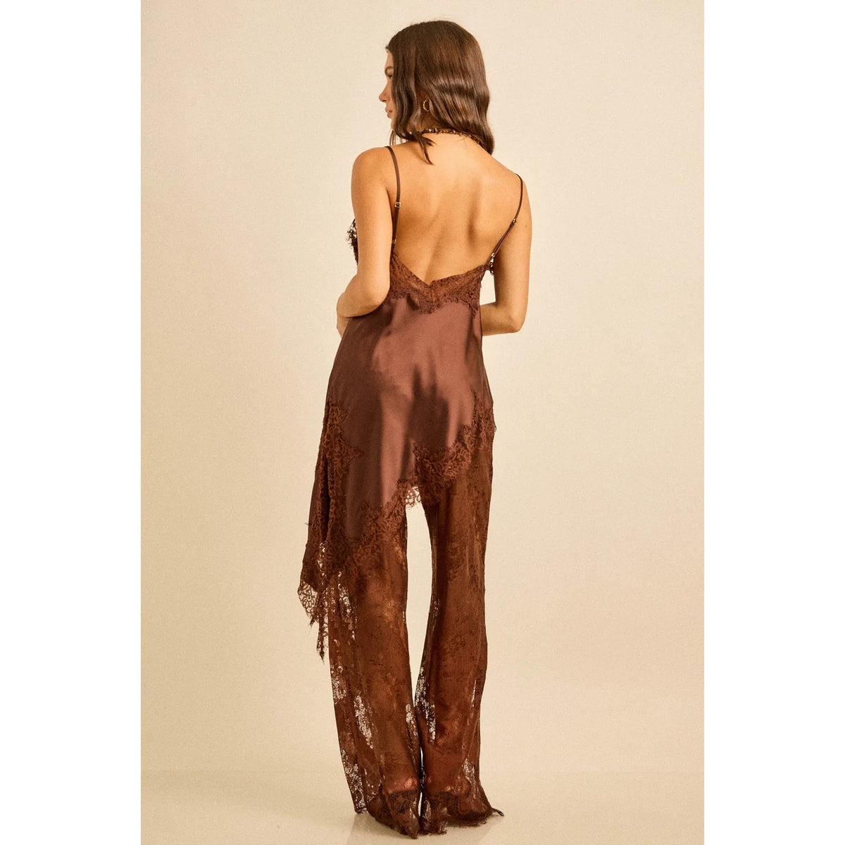 Joe Lace Pant in Umber