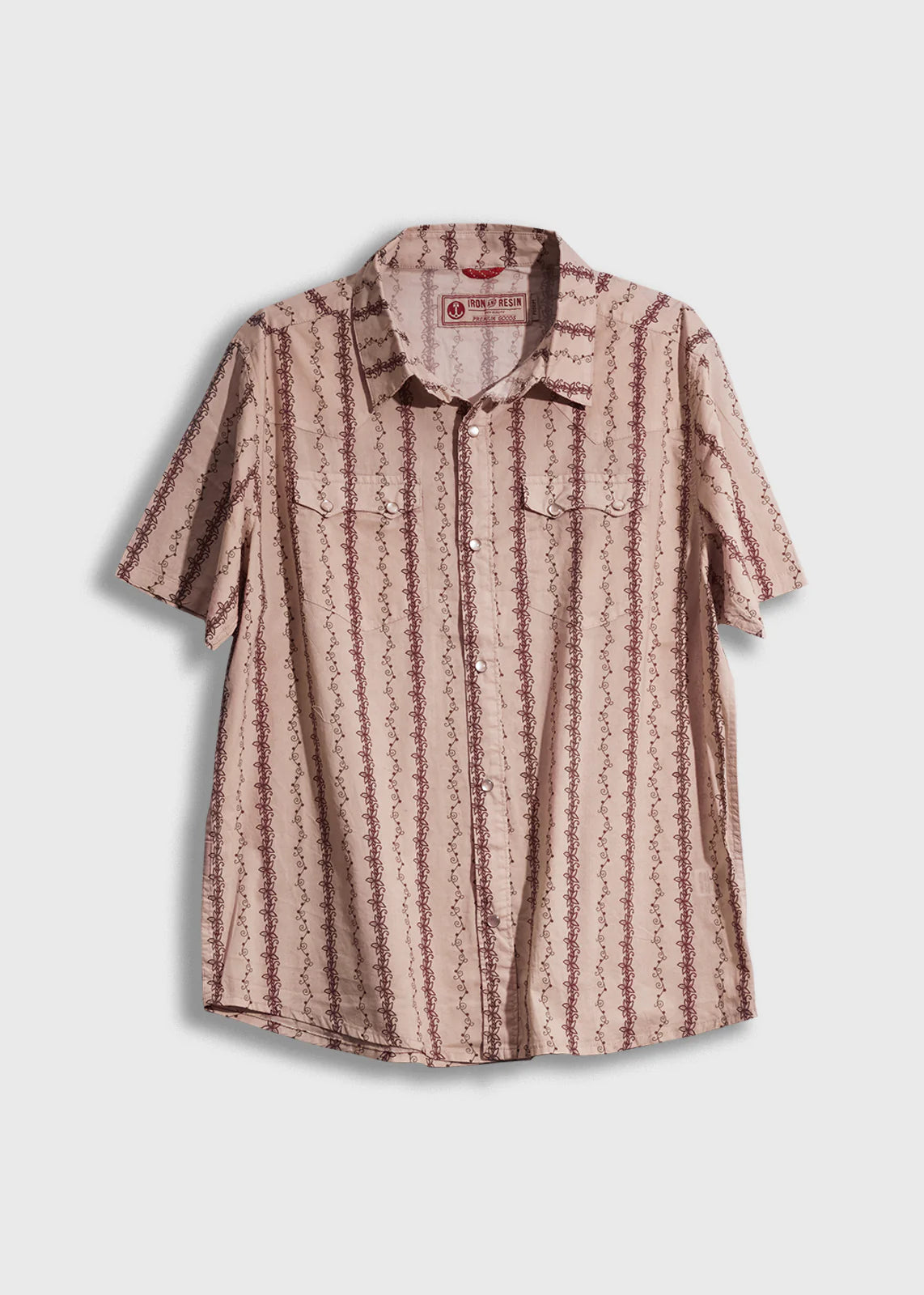Solstice Shirt-Cream/Red