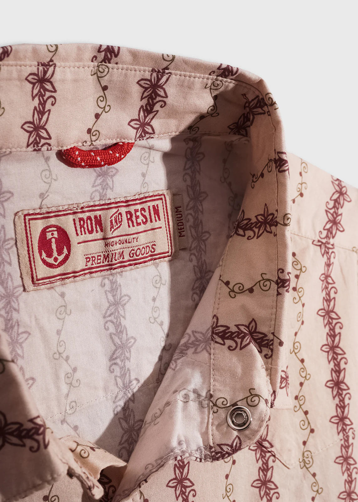 Solstice Shirt-Cream/Red