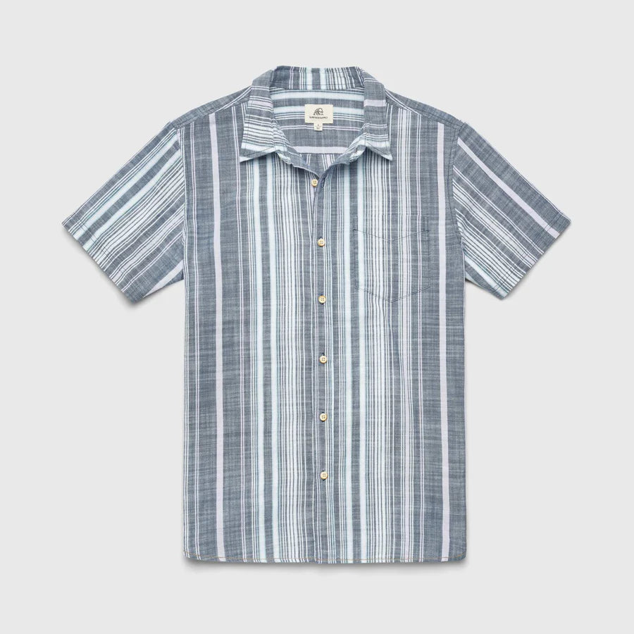 JOEY STRIPE SHIRT - NAVY COMBO