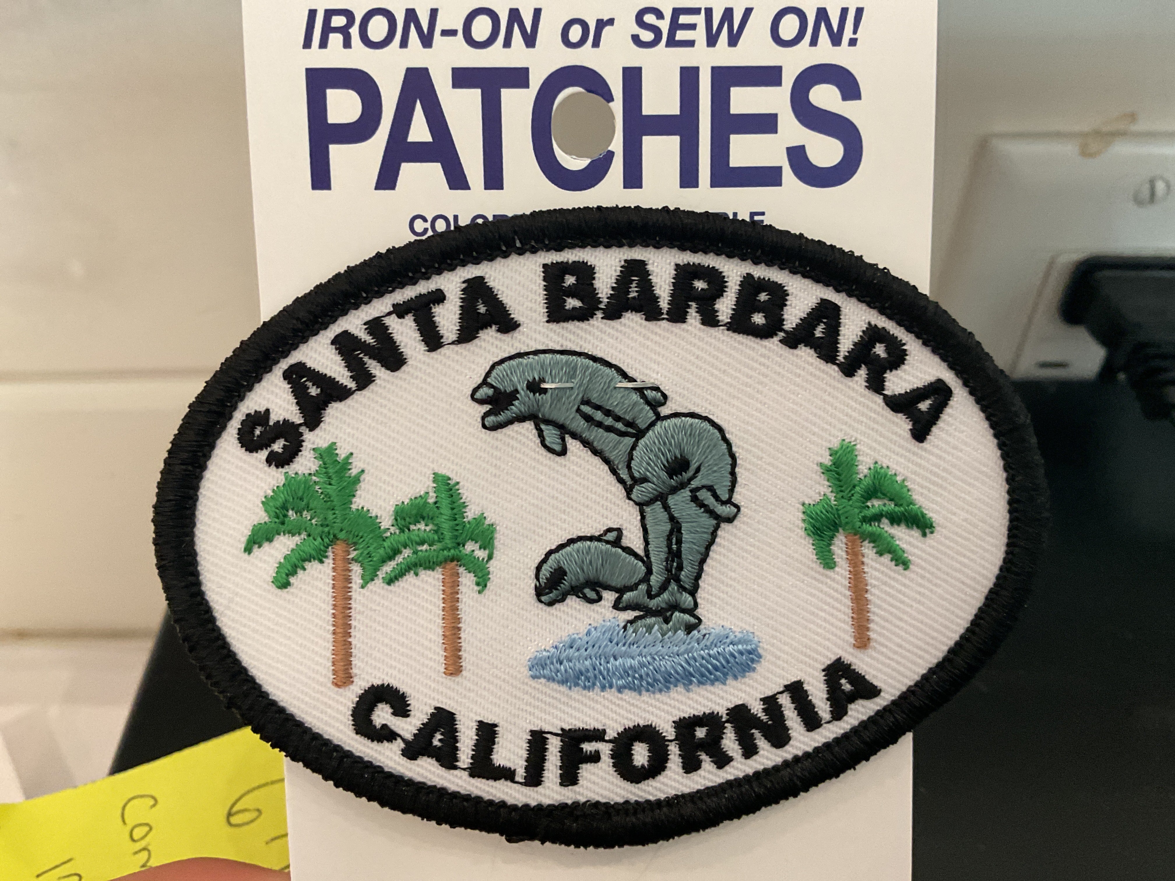 Santa Barbra souvenir patch