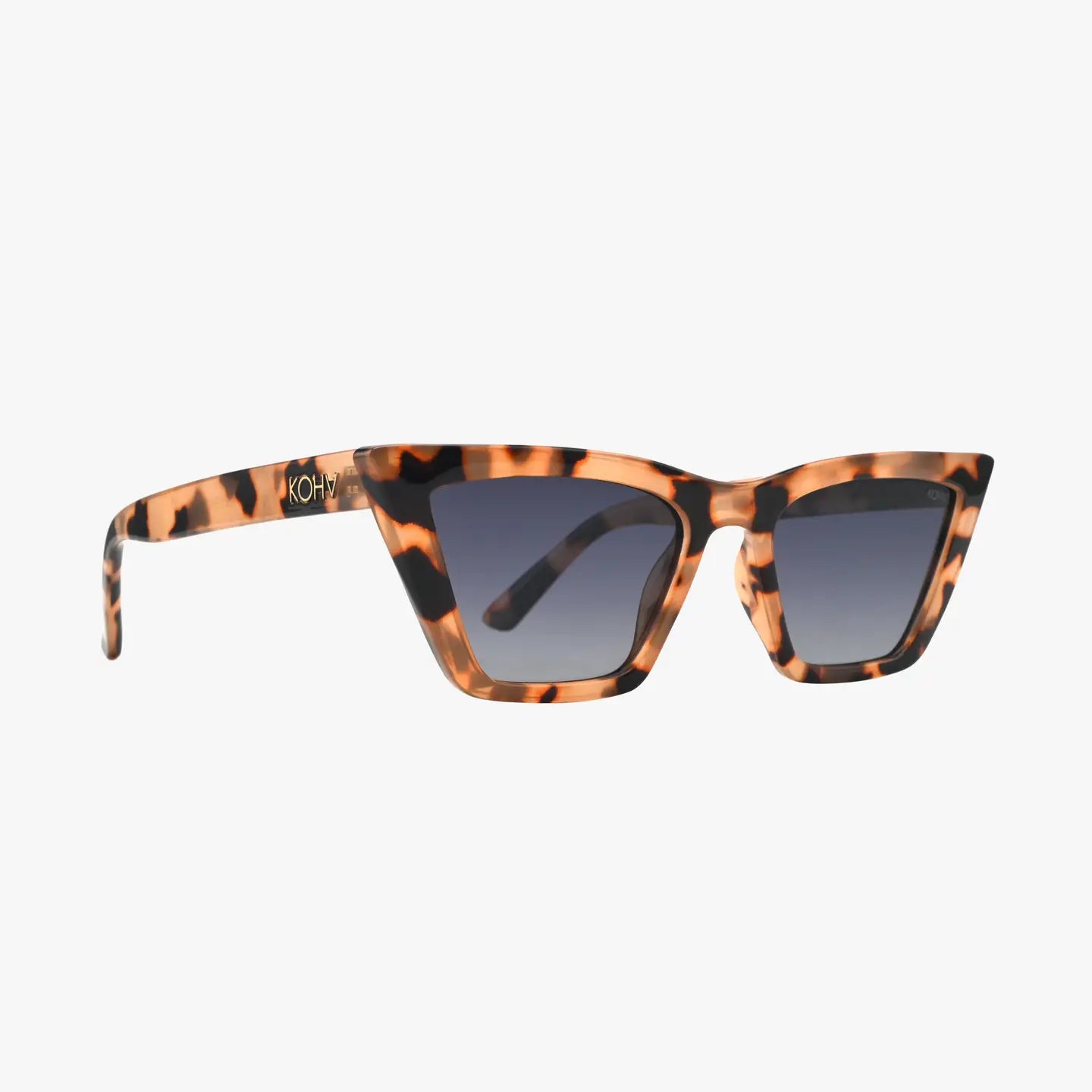 Bay Latte Polarized Women's Cat Eye Fashion Sunglasses