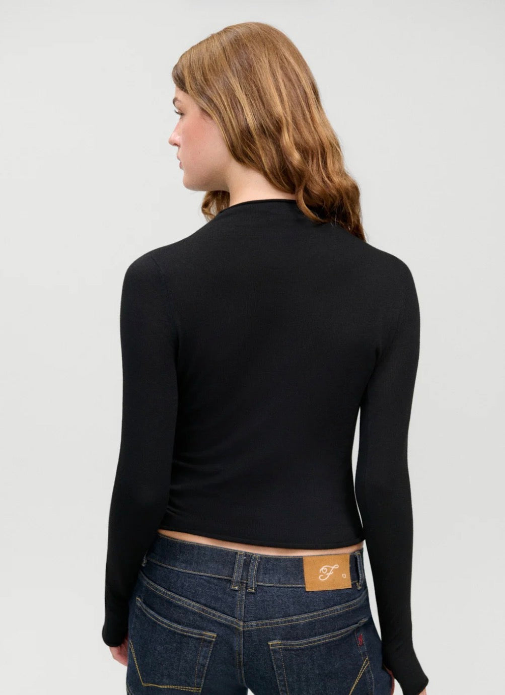 Adele Mock Neck Top
