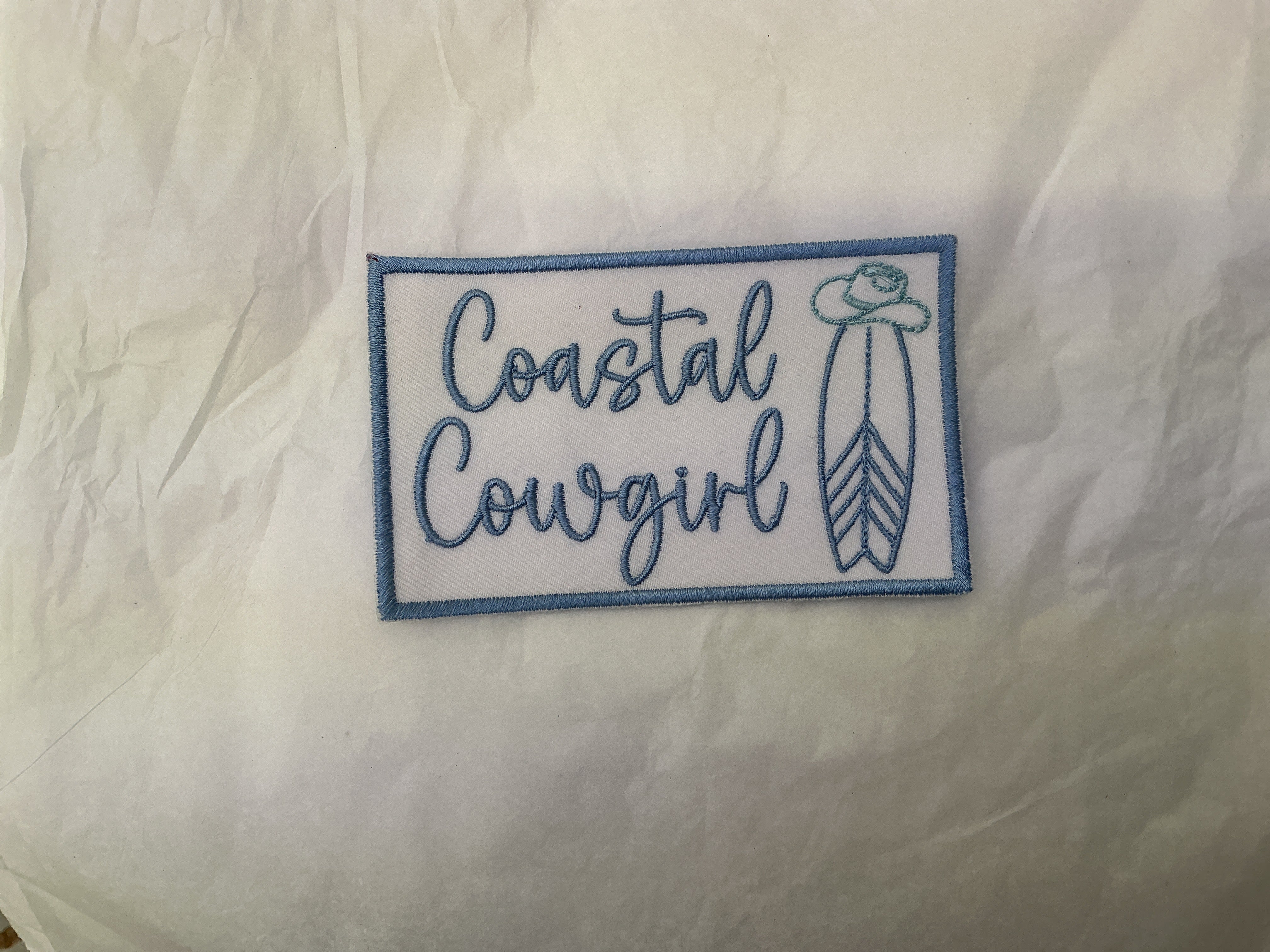 Coastal Cowgirl jumbo patch