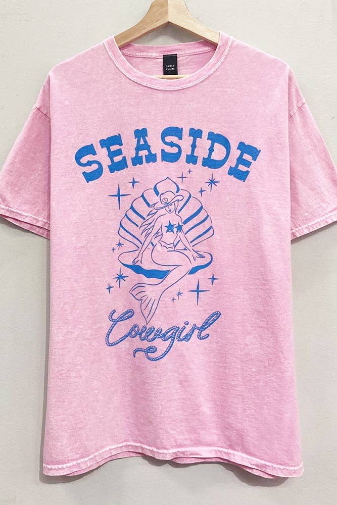 Seaside Cowgirl Mineral Tee
