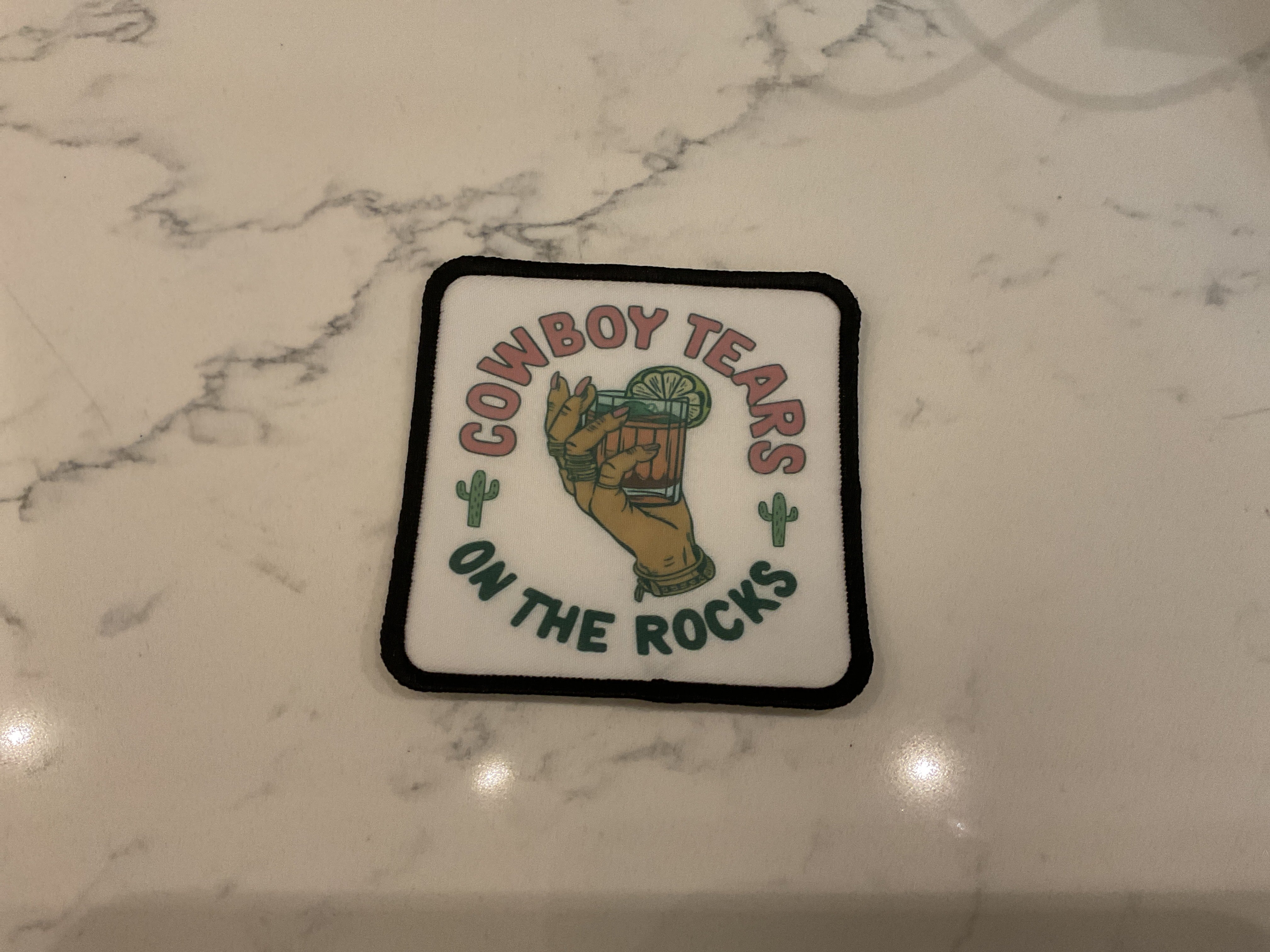 Cowboy tears on the rocks patch