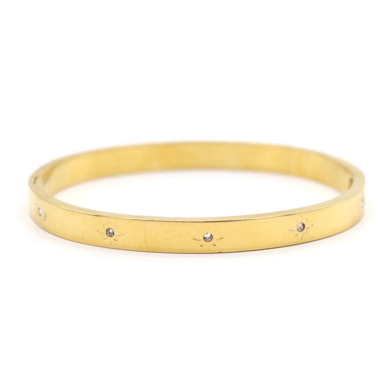 Gladis Gold Bangle Bracelet