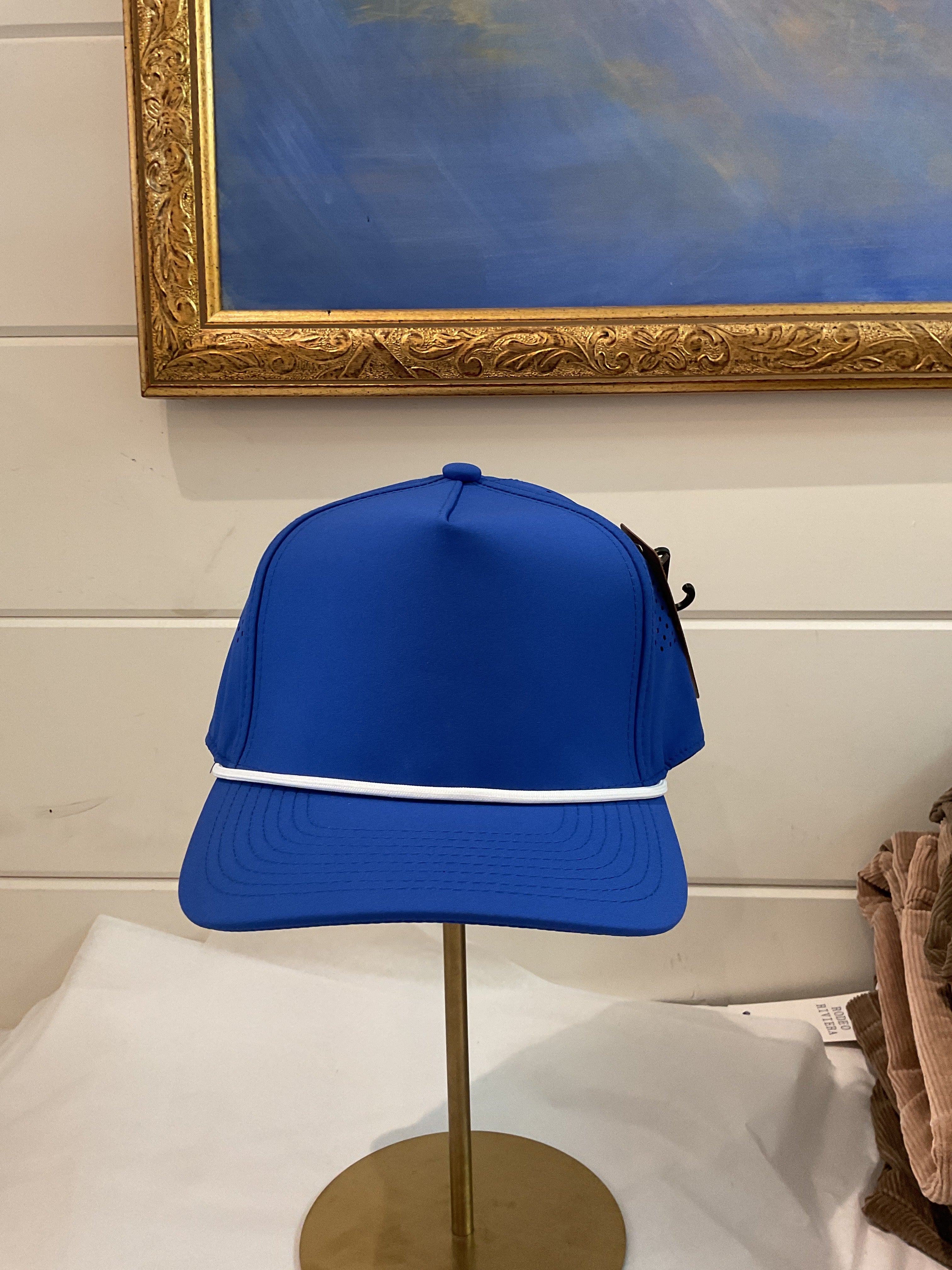 Royal blue trucker hat