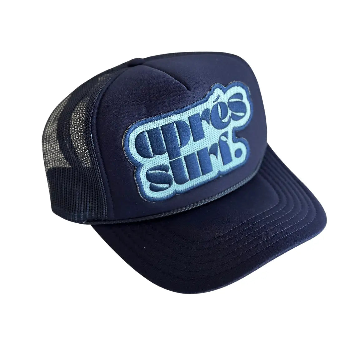 Apres Surf Patch Trucker Hat- Navy