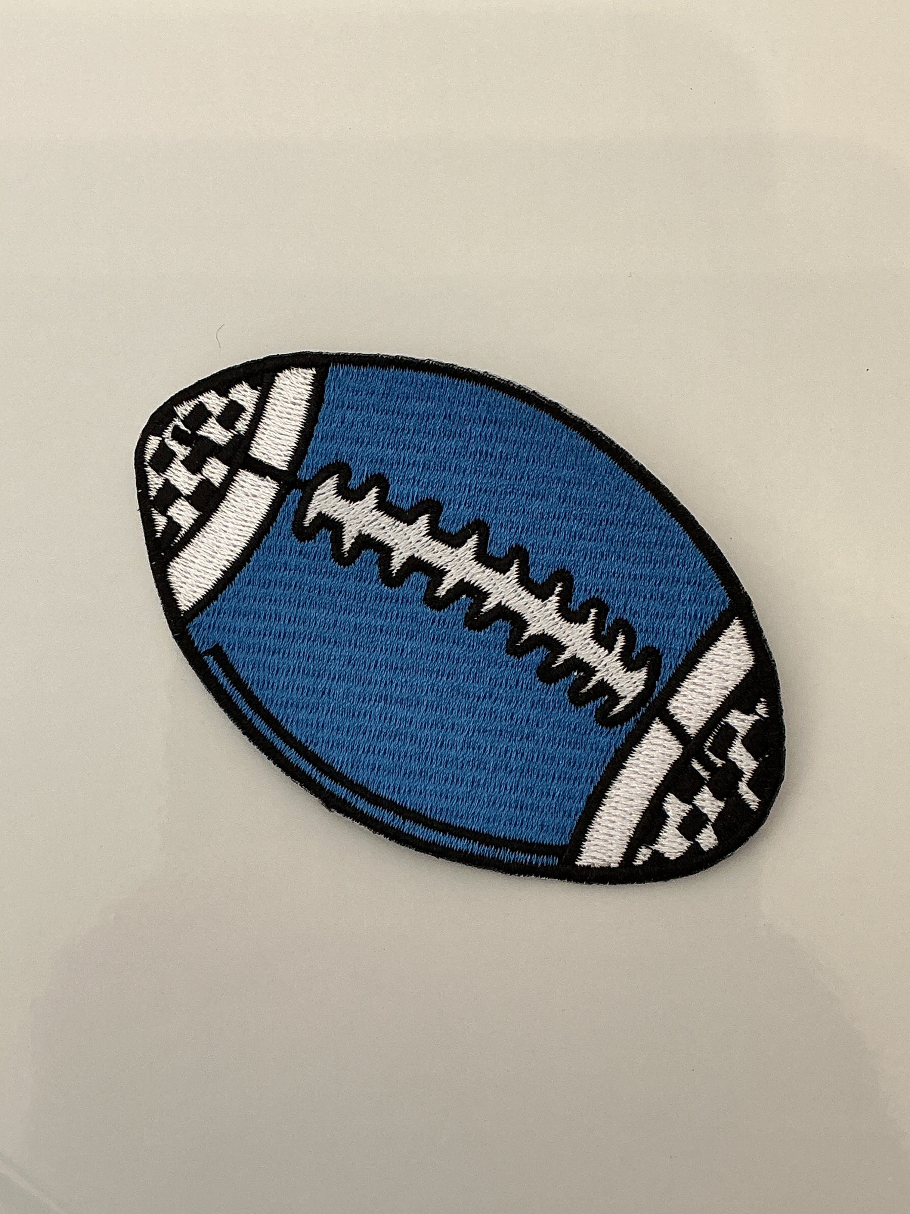 Blue Football Patch