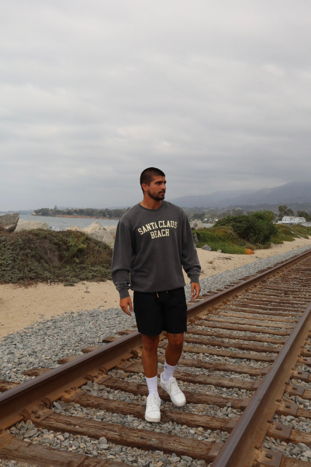 Santa Clause Beach Crewneck