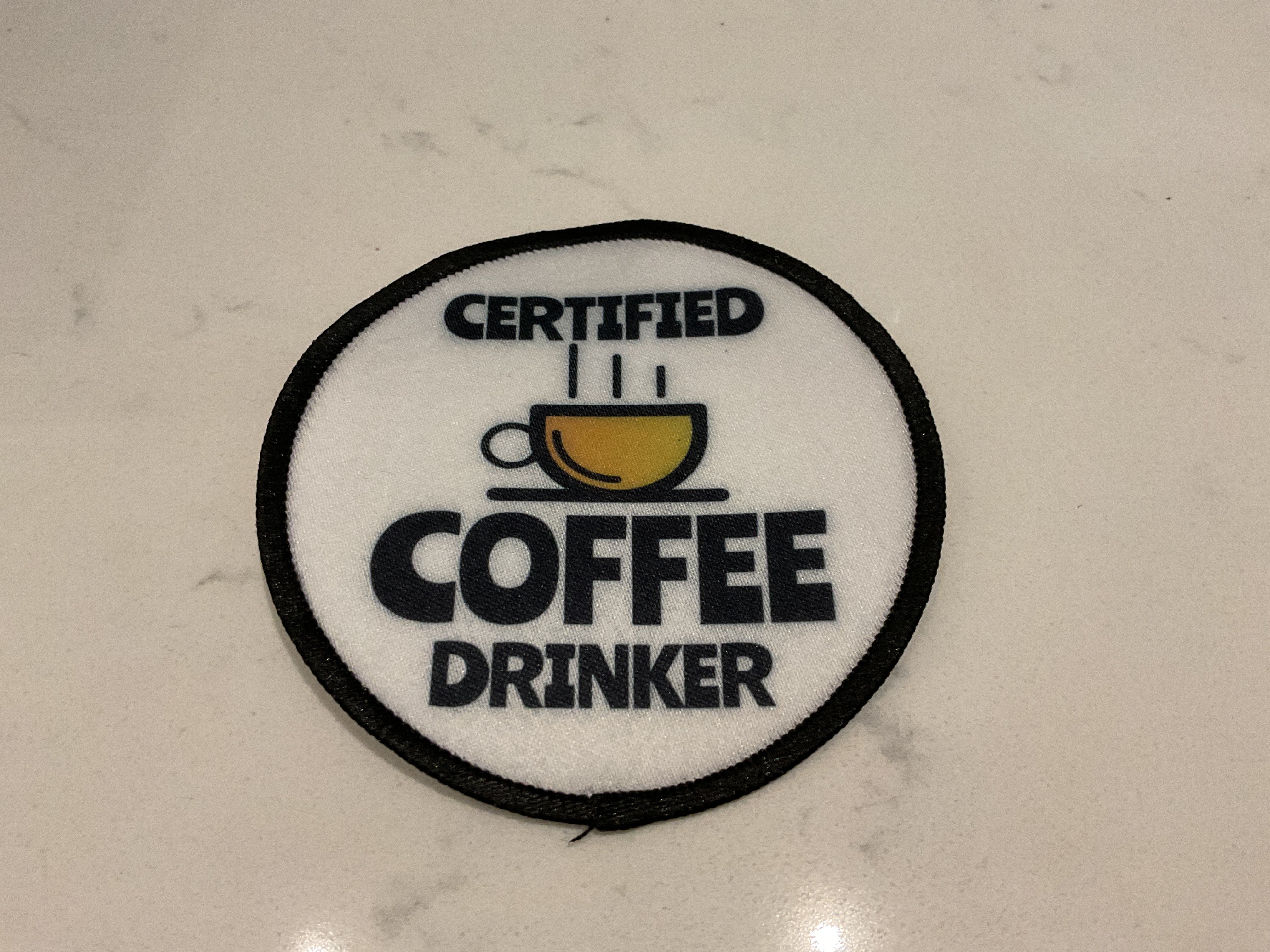 Certified coffee drinker