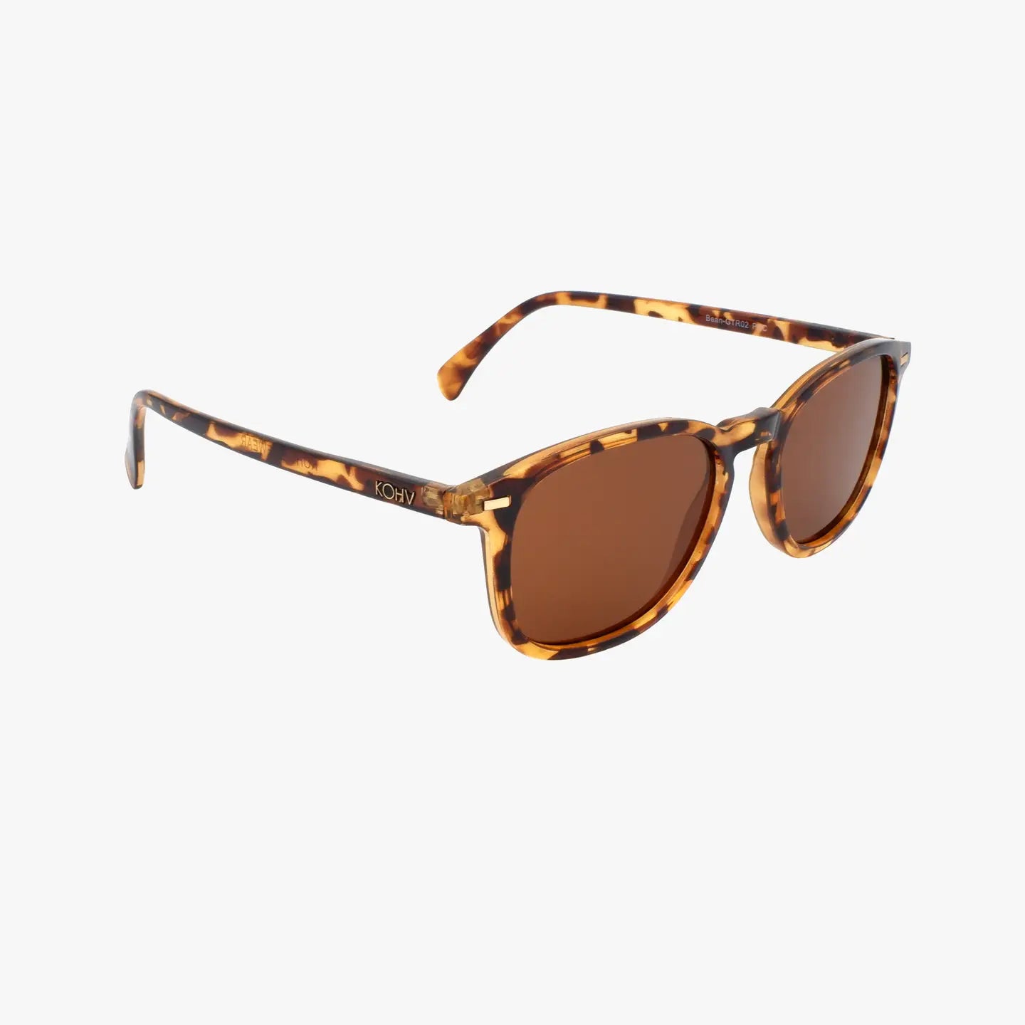 Bean Classic Tort Polarized Unisex Round Classic Sunglasses