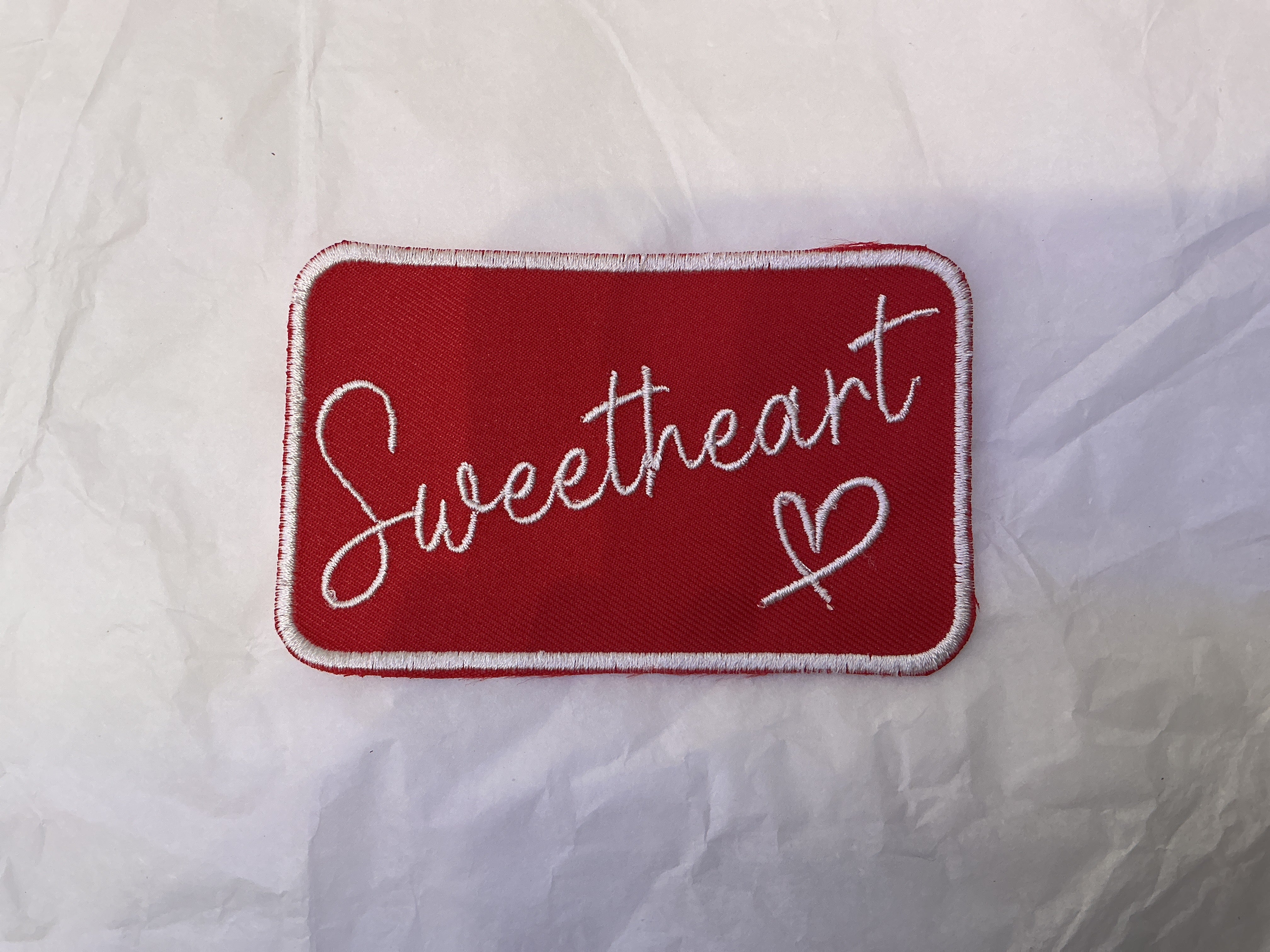 Sweetheart patch