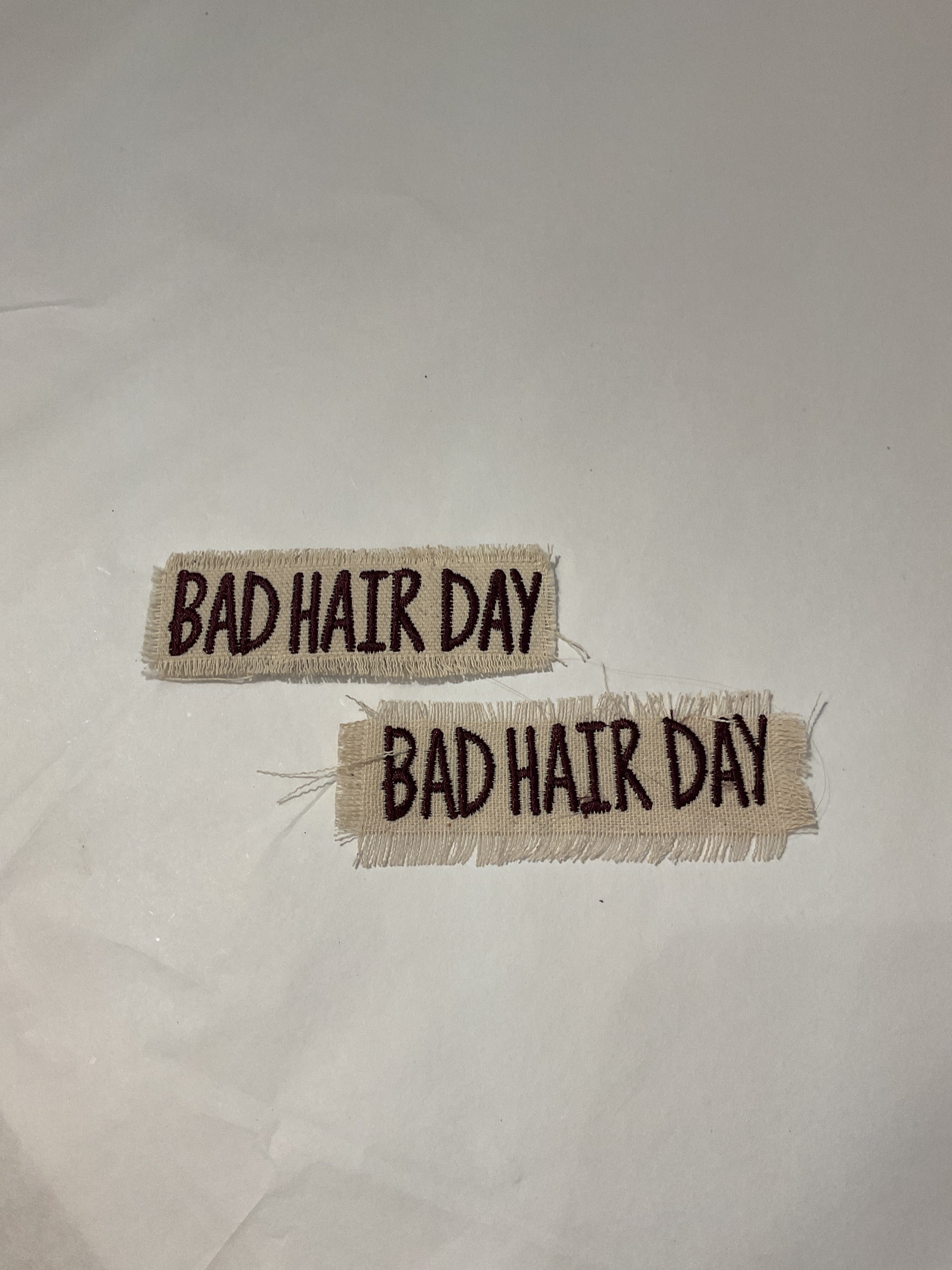 Bad Hair Day Patch