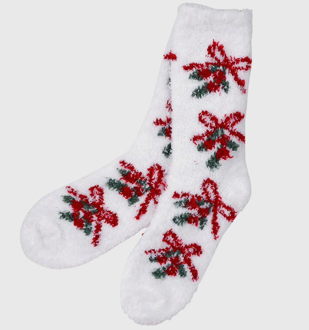 Cozy Socks in Ornament- Mistletoe