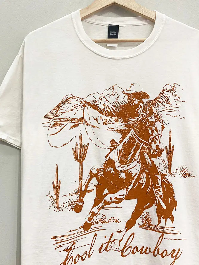 Cool It Cowboy Tee