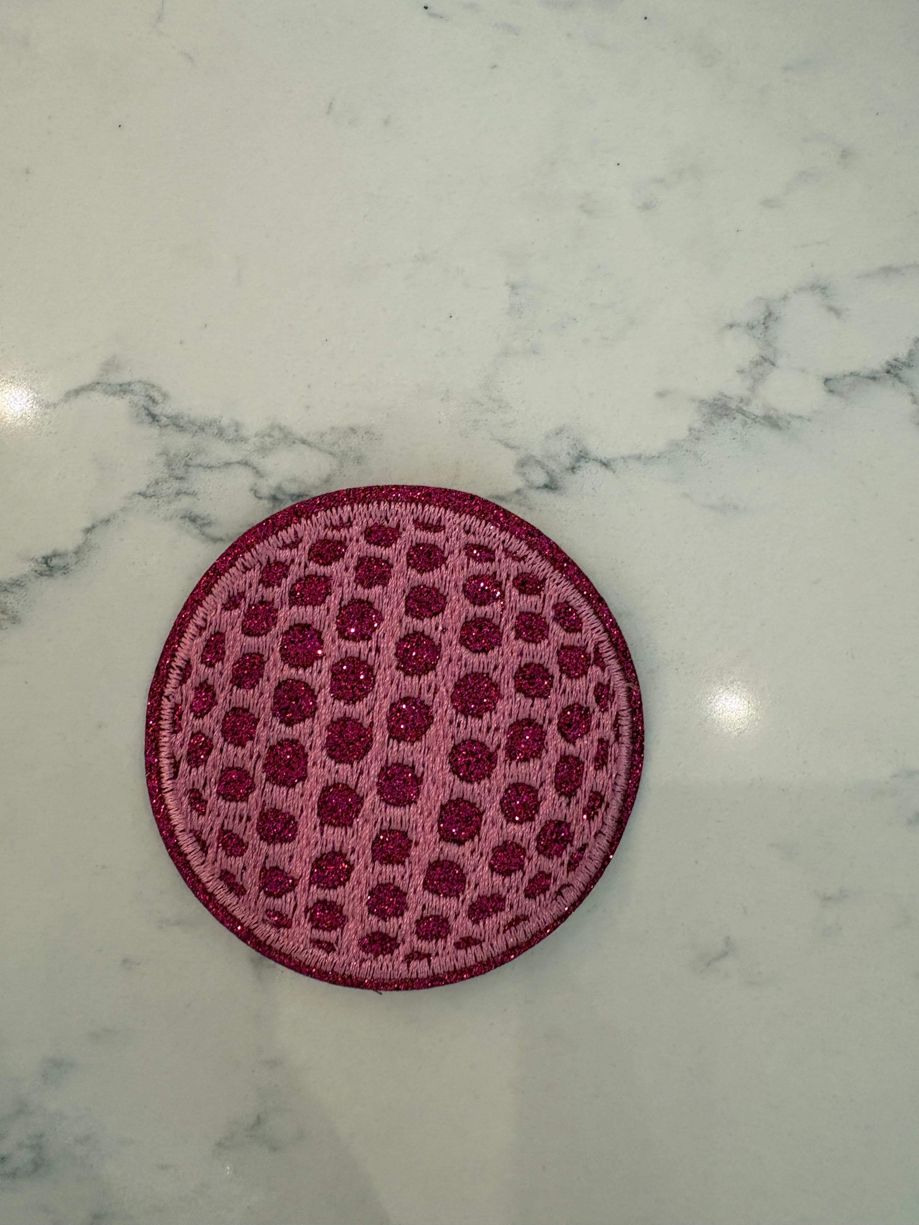 Ball Pink Pickle Ball Patch