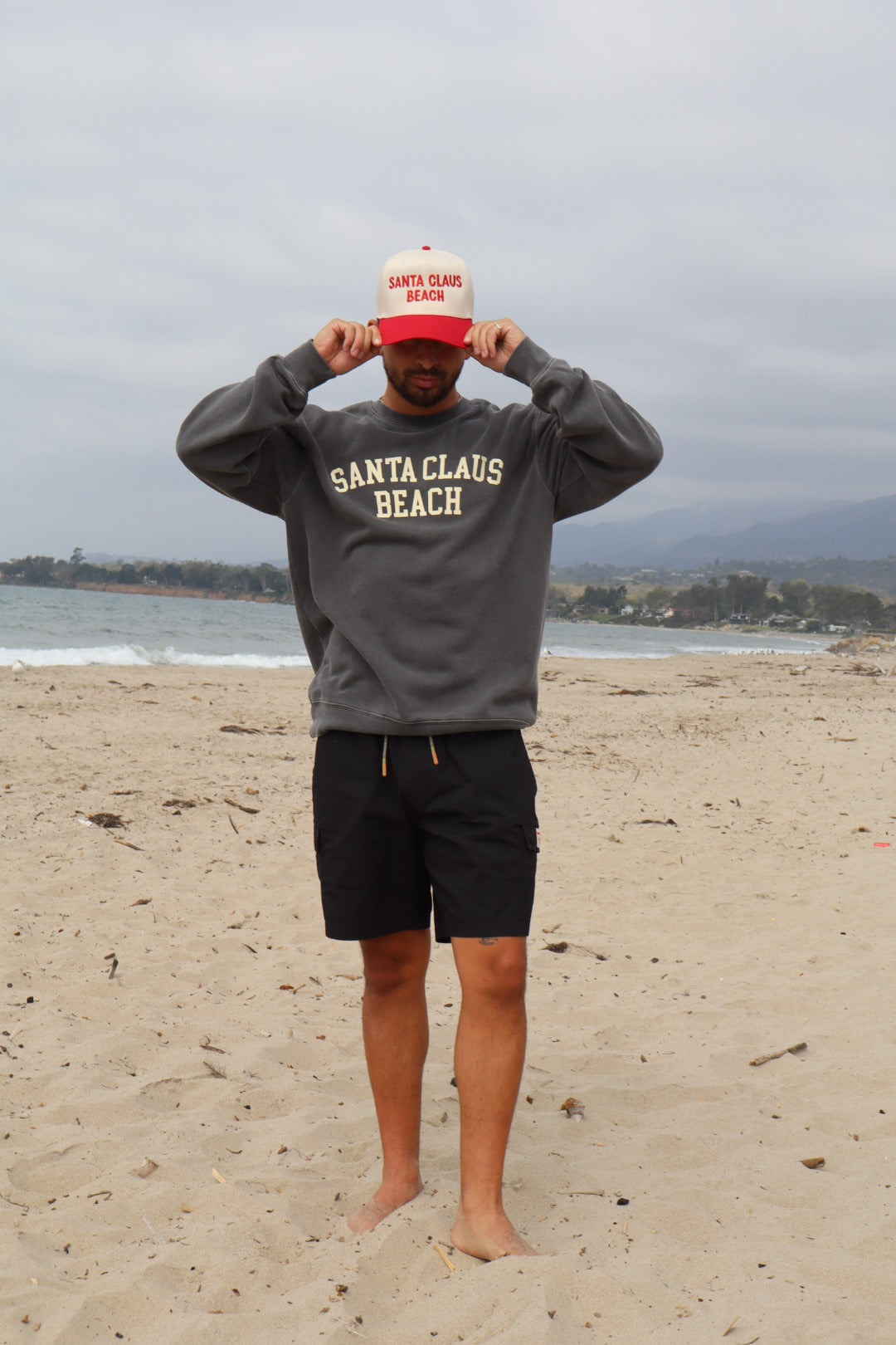 Santa Clause Beach Trucker Hat