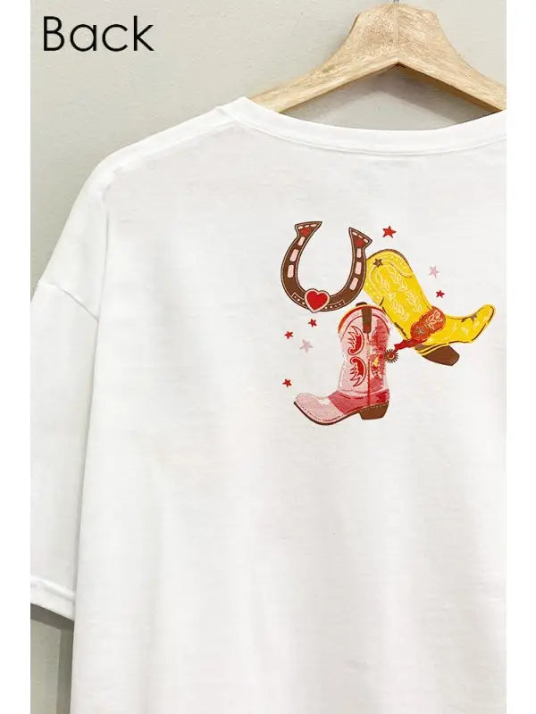 Cowgirl Era Front and Back Tee