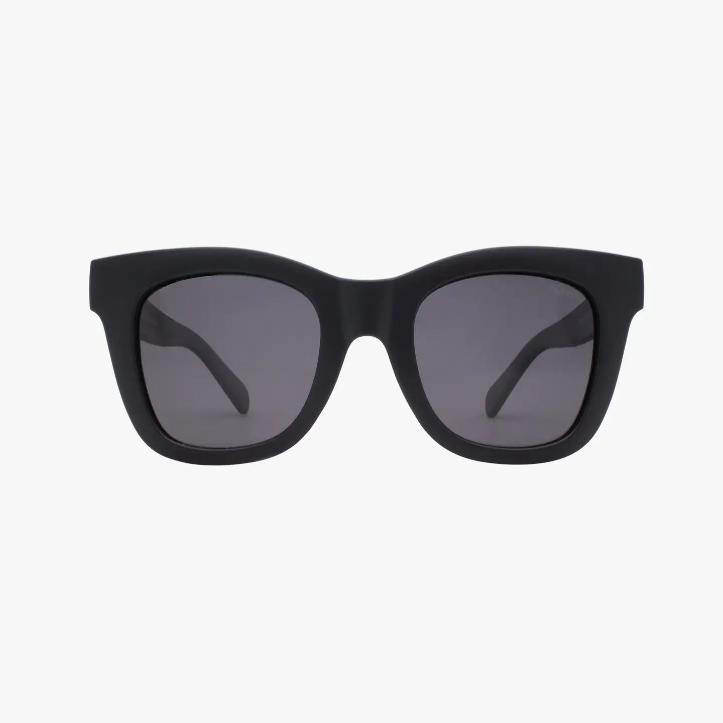 Bailey Gloss Black Polarized Oversized Square Sunglasses