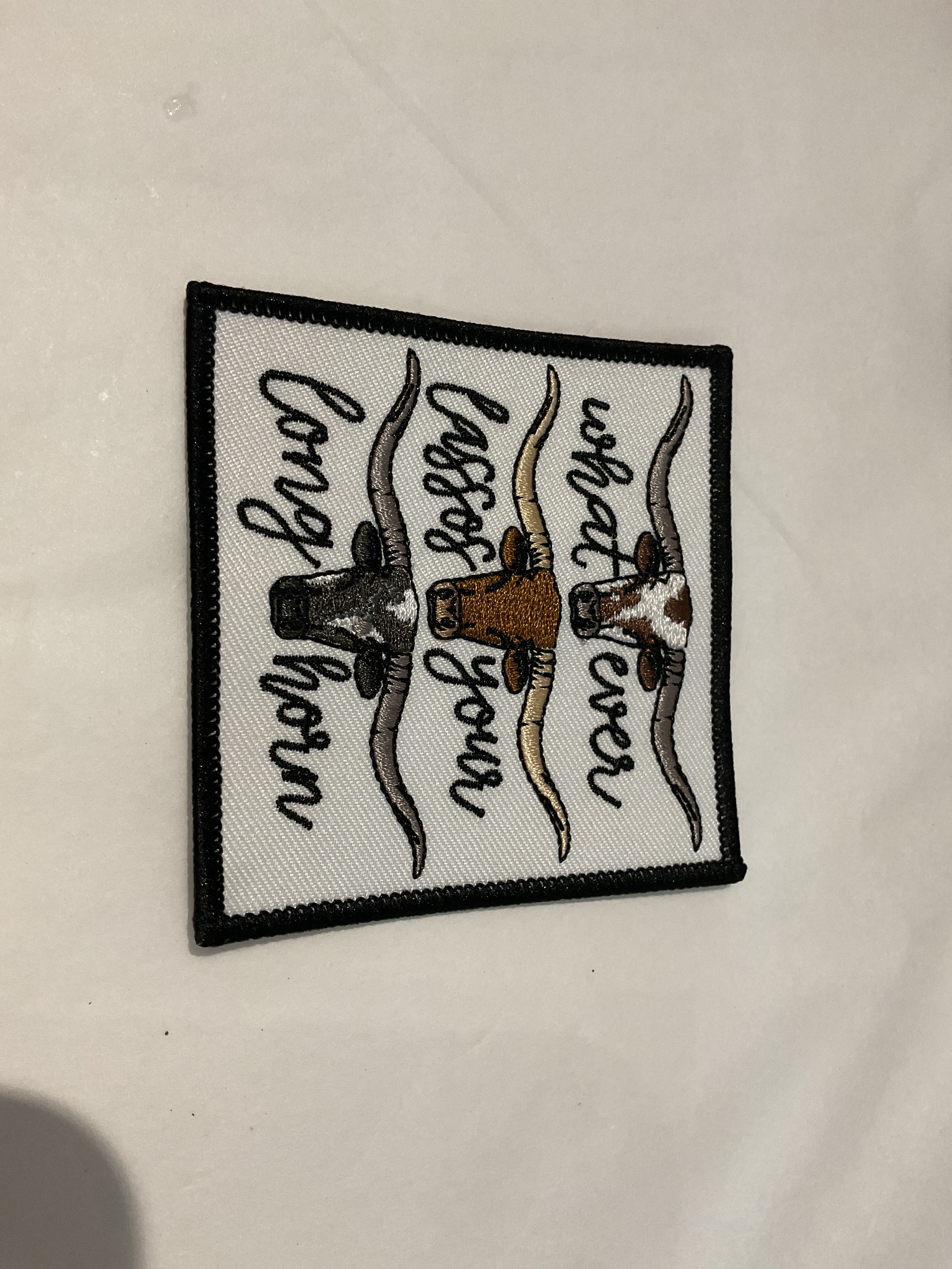 Whatever eases your long horn patch
