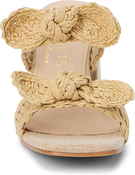 FOLLY PLATFORM SANDALS - NATURAL